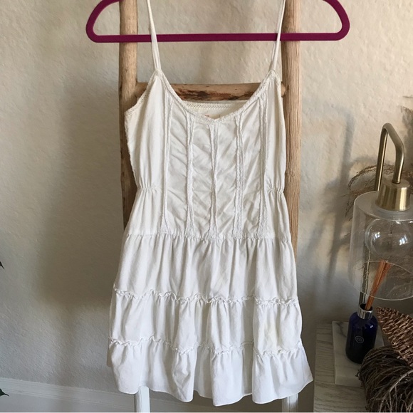 Free People White Mini Dress - Picture 1 of 7